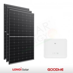 KIT FOTOVOLTAICO 3.4 KW LONGI SOLAR – GOODWE PREDISPOSTO PER ACCUMULO