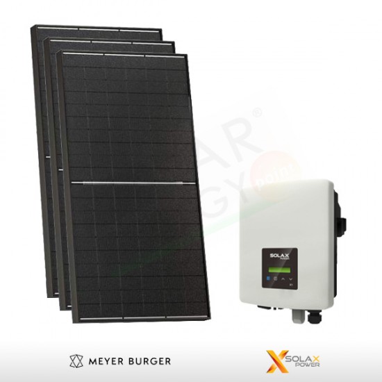 KIT FOTOVOLTAICO 1.5 KW MEYER BURGER – SOLAX POWER