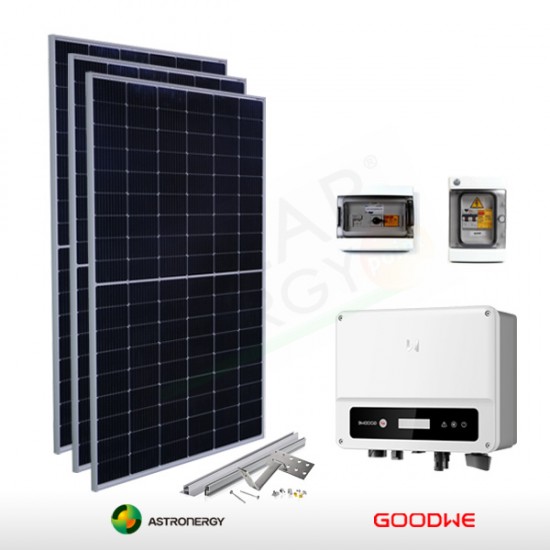 KIT FOTOVOLTAICO 3.2 KW ASTRONERGY – GOODWE (COMPLETO)