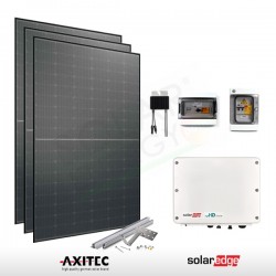 KIT FOTOVOLTAICO 3.3 KW AXITEC – SOLAREDGE (COMPLETO)