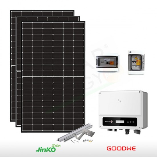 KIT FOTOVOLTAICO 3.4 KW JINKO SOLAR – GOODWE (COMPLETO)