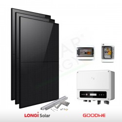 KIT FOTOVOLTAICO 3.2 KW LONGI SOLAR – GOODWE (COMPLETO)