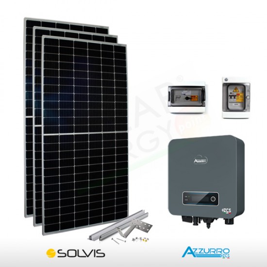 KIT FOTOVOLTAICO 3.2 KW SOLVIS – ZCS (COMPLETO)