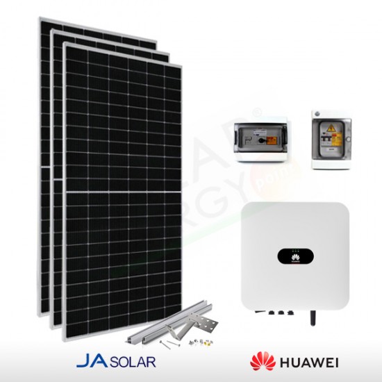 KIT FOTOVOLTAICO 3 KW JA SOLAR – HUAWEI PREDISPOSTO PER ACCUMULO (COMPLETO)