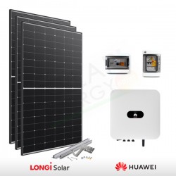 KIT FOTOVOLTAICO 3.5 KW LONGI SOLAR – HUAWEI PREDISPOSTO PER ACCUMULO (COMPLETO)