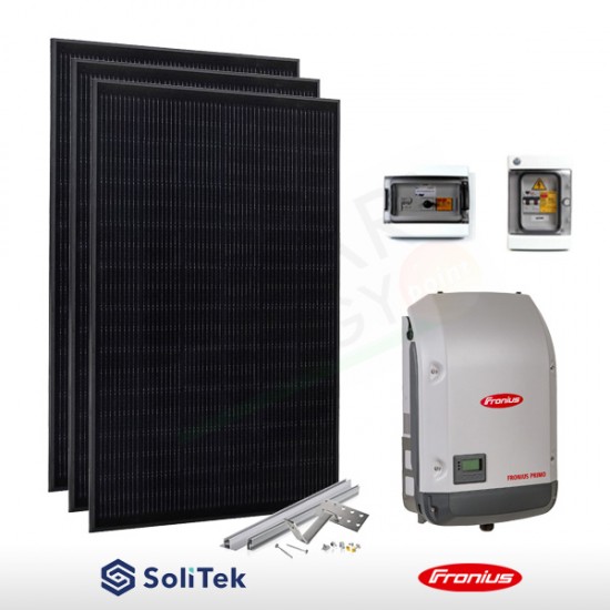 KIT FOTOVOLTAICO 6.3 KW SOLITEK – FRONIUS (COMPLETO)