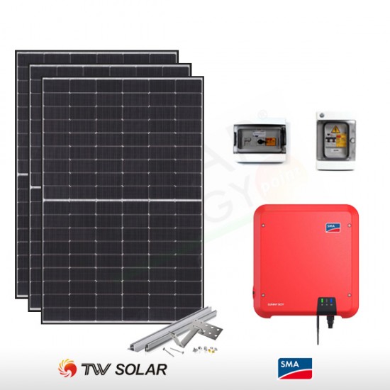 KIT FOTOVOLTAICO 6.5 KW TONGWEI SOLAR – SMA (COMPLETO)