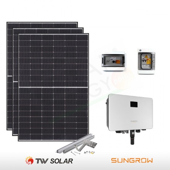 KIT FOTOVOLTAICO 6.5 KW TONGWEI SOLAR – SUNGROW (COMPLETO)