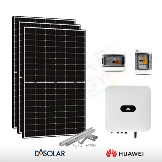 KIT FOTOVOLTAICO 6.4 KW DAS SOLAR – HUAWEI PREDISPOSTO PER ACCUMULO (COMPLETO)