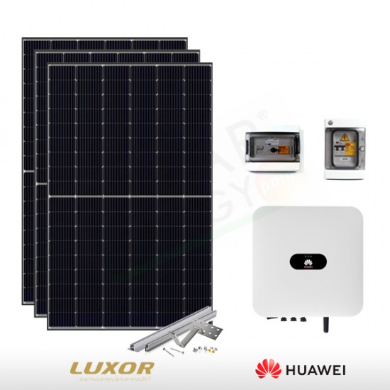 KIT FOTOVOLTAICO 6.1 KW LUXOR SOLAR – HUAWEI PREDISPOSTO PER ACCUMULO (COMPLETO)