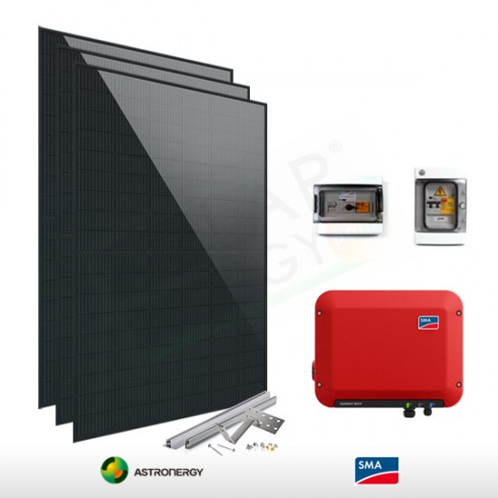 KIT FOTOVOLTAICO 1.5 KW ASTRONERGY – SMA (COMPLETO)