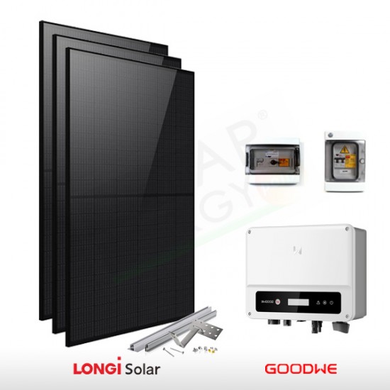 KIT FOTOVOLTAICO 1.6 KW LONGI – GOODWE (COMPLETO)