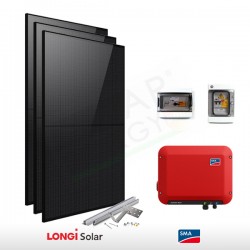 KIT FOTOVOLTAICO 1.6 KW LONGI – SMA (COMPLETO)