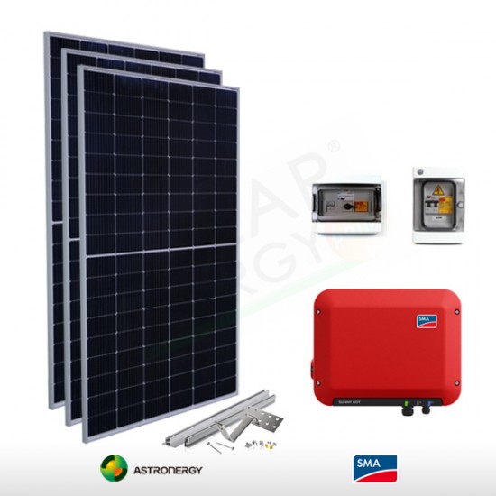 KIT FOTOVOLTAICO 2 KW ASTRONERGY – SMA (COMPLETO)