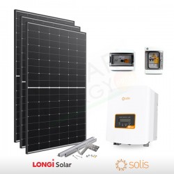 KIT FOTOVOLTAICO 2.1 KW LONGI – SOLIS (COMPLETO)