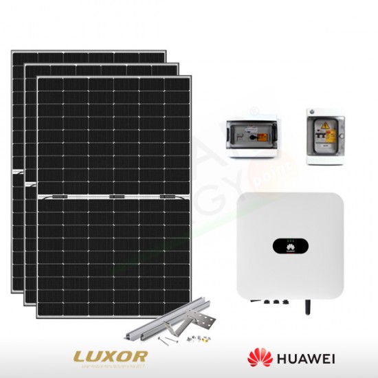 KIT FOTOVOLTAICO 4.3 KW LUXOR SOLAR – HUAWEI PREDISPOSTO PER ACCUMULO (COMPLETO)