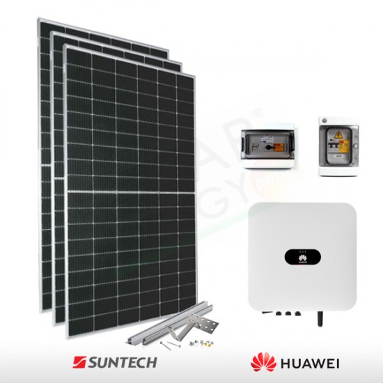 KIT FOTOVOLTAICO 4.3 KW SUNTECH POWER – HUAWEI PREDISPOSTO PER ACCUMULO (COMPLETO)