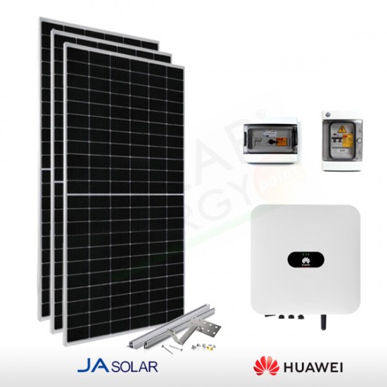 KIT FOTOVOLTAICO 5 KW JA SOLAR – HUAWEI PREDISPOSTO PER ACCUMULO (COMPLETO)