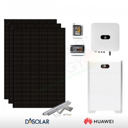 KIT FOTOVOLTAICO 6.4 KW DAS SOLAR – HUAWEI CON ACCUMULO 10 KWH (COMPLETO)