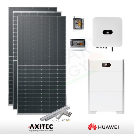 KIT FOTOVOLTAICO 6.9 KW AXITEC ENERGY – HUAWEI CON ACCUMULO 10 KWH (COMPLETO)