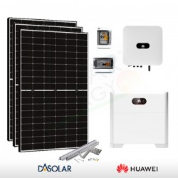 KIT FOTOVOLTAICO 3.3 KW DAS SOLAR – HUAWEI CON ACCUMULO 5 KWH (COMPLETO)