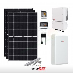 KIT FOTOVOLTAICO 3.3 KW SOLAREDGE CON ACCUMULO 10 KWH (COMPLETO)