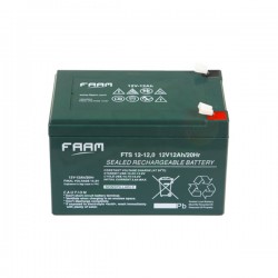 FAAM FTS12-12 – BATTERIA SOLARE ERMETICA AGM 12AH 12V