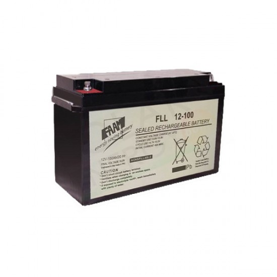 FAAM FLL12-100 – BATTERIA SOLARE ERMETICA AGM 100AH 12V