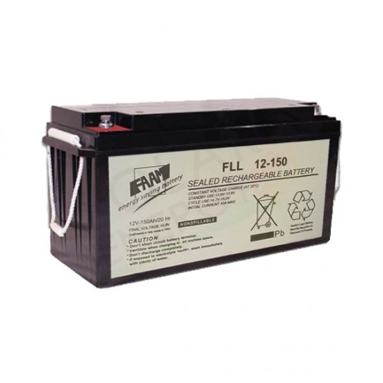 FAAM FLL12-150 – BATTERIA SOLARE ERMETICA AGM 150AH 12V