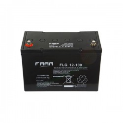 FAAM FLG12-100 – BATTERIA SOLARE GEL 100AH 12V