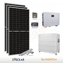 KIT FOTOVOLTAICO 5.5 KW DAS SOLAR – SUNGROW CON ACCUMULO DA 6.4 KWH (COMPLETO)