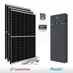 KIT FOTOVOLTAICO 3.3 KW CANADIAN SOLAR – ZCS CON ACCUMULO DA 5 KWH (COMPLETO)