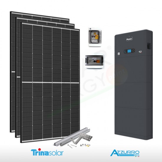 KIT FOTOVOLTAICO 6.6 KW TRINA SOLAR – ZCS CON ACCUMULO DA 5 KWH (COMPLETO)