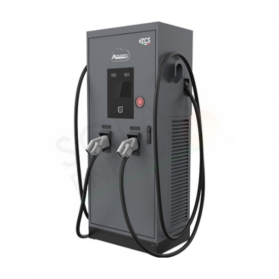 ZCS AZZURRO ZVD-60K-POWER/P – STAZIONE DI RICARICA PER VEICOLI ELETTRICI / 2 CONNETTORI CCS2 60 KW