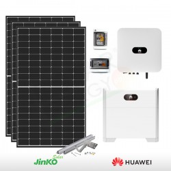 KIT FOTOVOLTAICO 6.6 KW JINKO – HUAWEI CON ACCUMULO DA 5 KWH (COMPLETO)