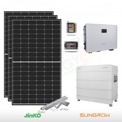 KIT FOTOVOLTAICO 3.5 KW JINKO – SUNGROW CON ACCUMULO DA 6.4 KWH (COMPLETO)