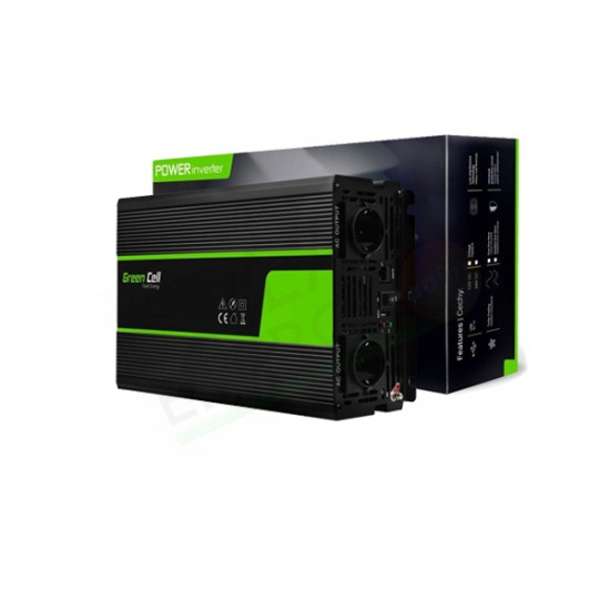 GREEN CELL INVERTER OFF-GRID ONDA PURA 1500W 12V