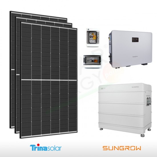 KIT FOTOVOLTAICO 3.5 KW TRINA SOLAR – SUNGROW CON ACCUMULO 6.4 KWH (COMPLETO)