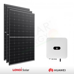 KIT FOTOVOLTAICO 6.1 KW LONGI SOLAR - HUAWEI PREDISPOSTO PER ACCUMULO