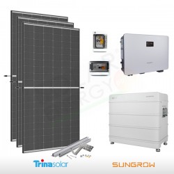 KIT FOTOVOLTAICO 3 KW TRINA SOLAR – SUNGROW CON ACCUMULO DA 6.4 KWH (COMPLETO)