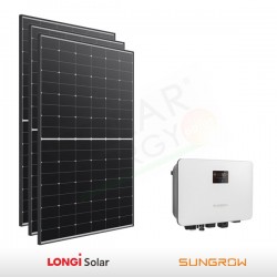 KIT FOTOVOLTAICO 2.1 KW LONGI SOLAR – SUNGROW