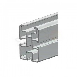 PROFILO IN ALLUMINIO LONGHERONE 45X65 MM BARRA DA 3.15 M