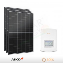 KIT FOTOVOLTAICO 3.2 KW AIKO – SOLIS PREDISPOSTO PER ACCUMULO