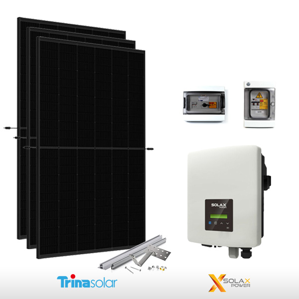 KIT FOTOVOLTAICO 1.6 KW TRINA – SOLAX POWER (COMPLETO) – Solar Energy Point
