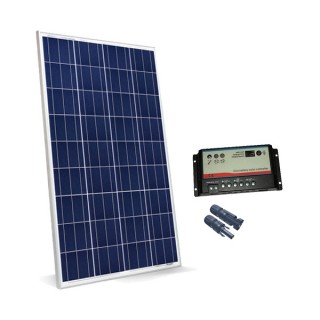 KIT SOLARE CAMPER 150W 12V – MODULO 150W E REGOLATORE 10A DUAL BATTERY - Solar  Energy Point