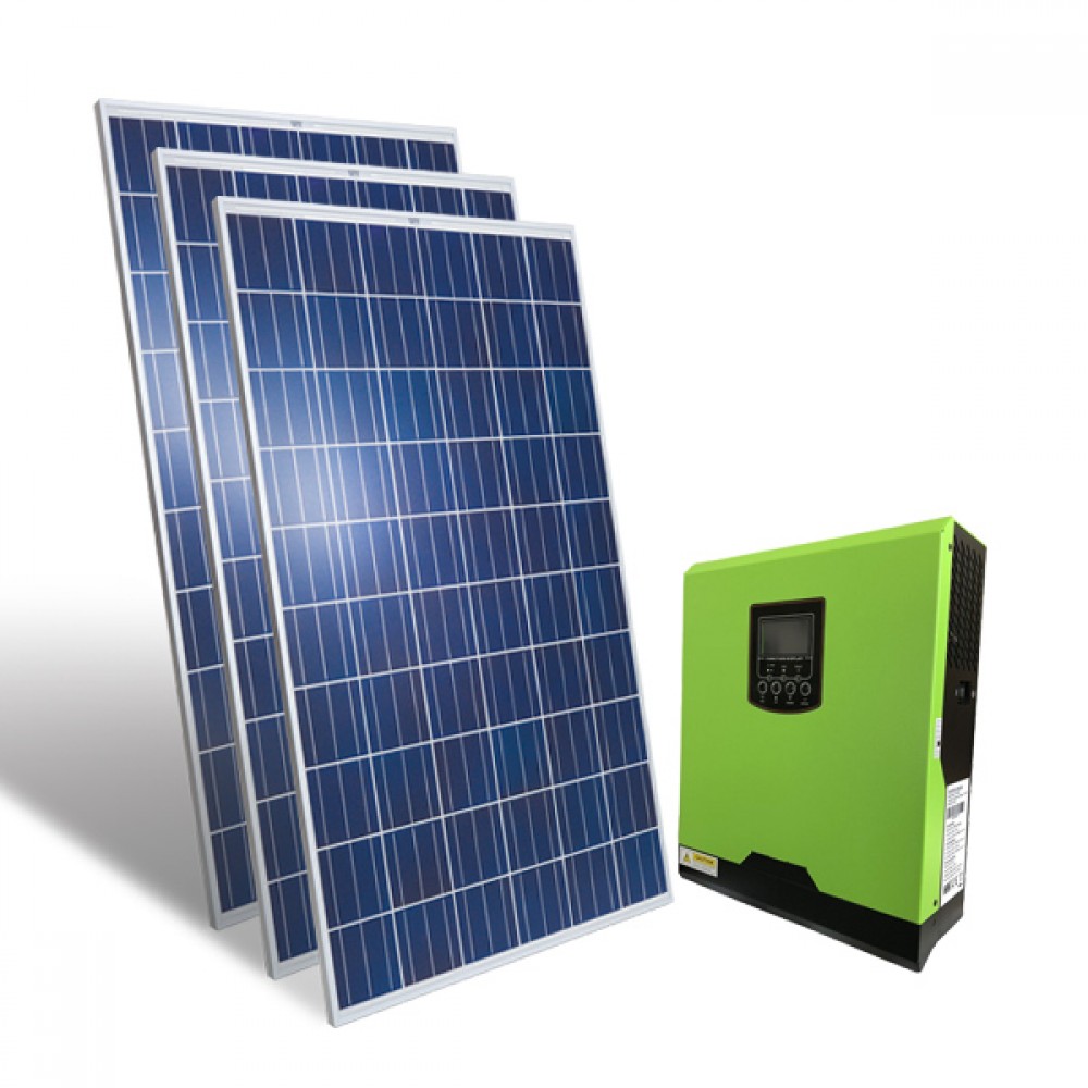 Kit Fotovoltaico Off Grid Base W V Solar Energy Point